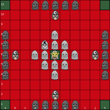 Berserk Hnefatafl 11x11 board