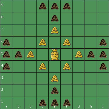 Market Hnefatafl 3x12 board